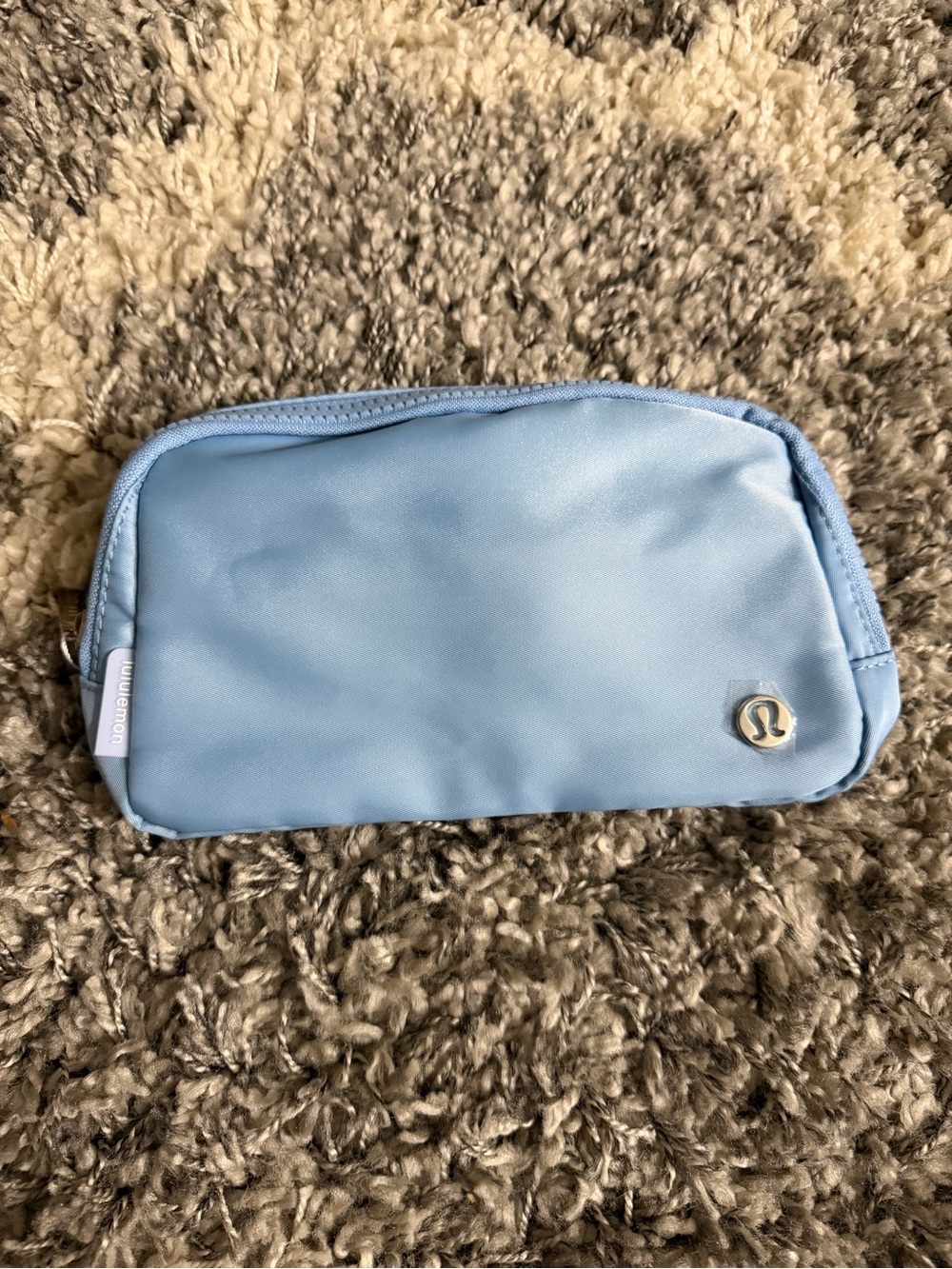 Lululemon Ocean Wave blue belt bag